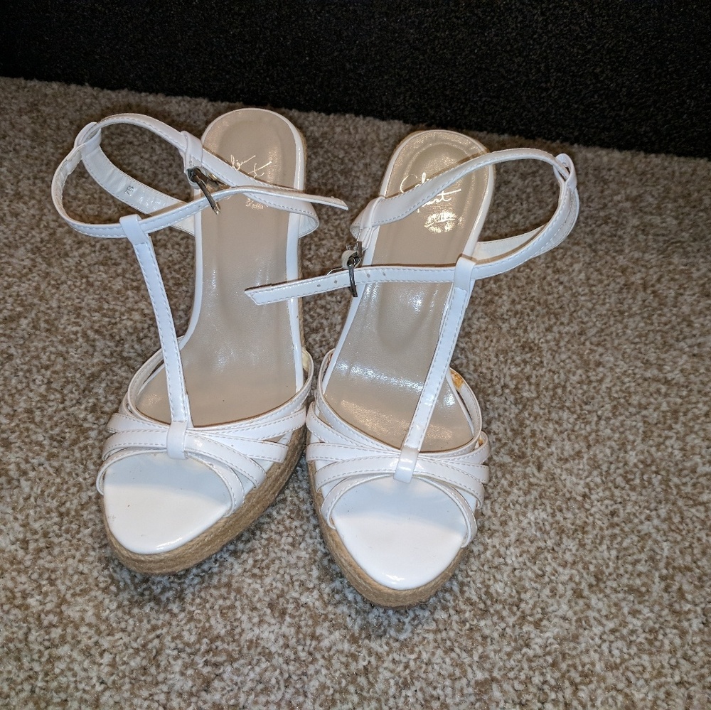 White Corbin Stuart Wedges
